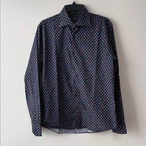 Stone Rose Multicolor Patterned Button Down Shirt